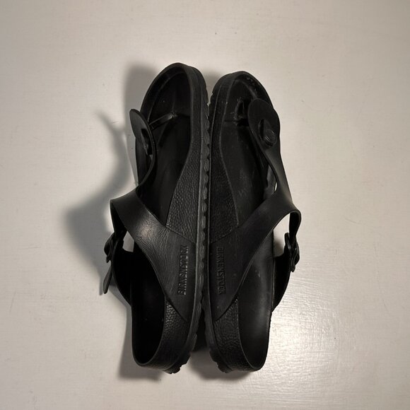 Birkenstock Gizeh EVA Black Rubber Sandals Women Size 9 - Picture 6 of 8